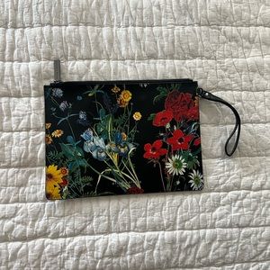 Alice and Olivia floral clutch